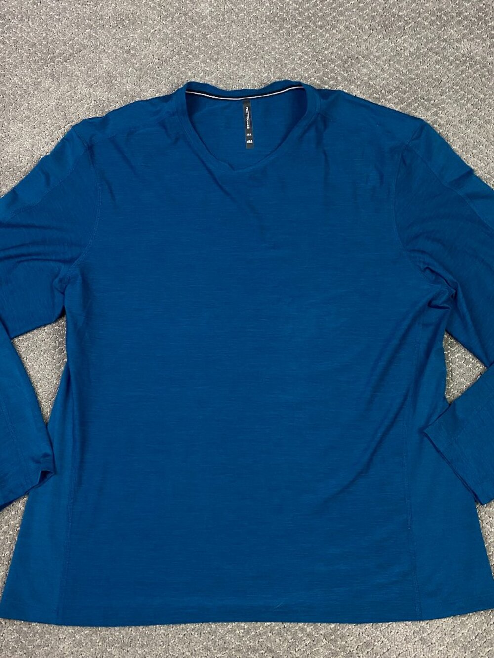 Ten Thousand Versatile Shirt Mens XXL Blue Heather Long Sleeve Gym Running t